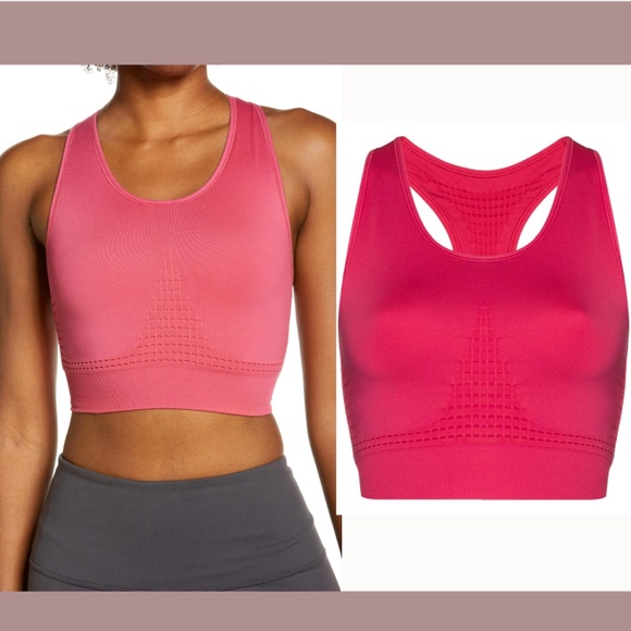 NWT Sweaty Betty [ Small ] Stamina Sports Bra‎ in Tayberry Pink - Picture 1 of 10